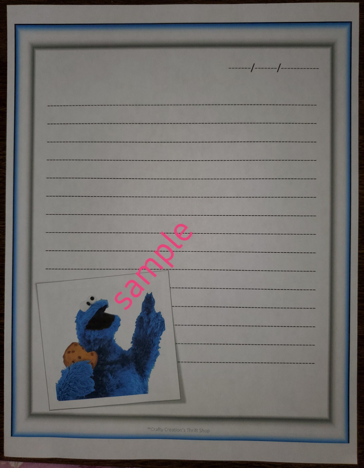 Cute 25 Sheets Lined Stationary writing paper pen pal, mail Size 8 1/2×11