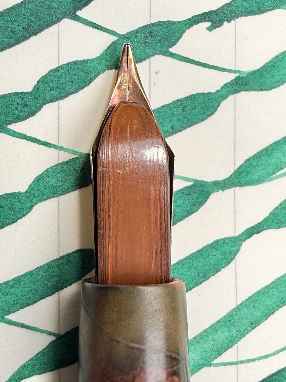 XF Waterman 12 14K Gold nib SOFT Wet Noodle (video)