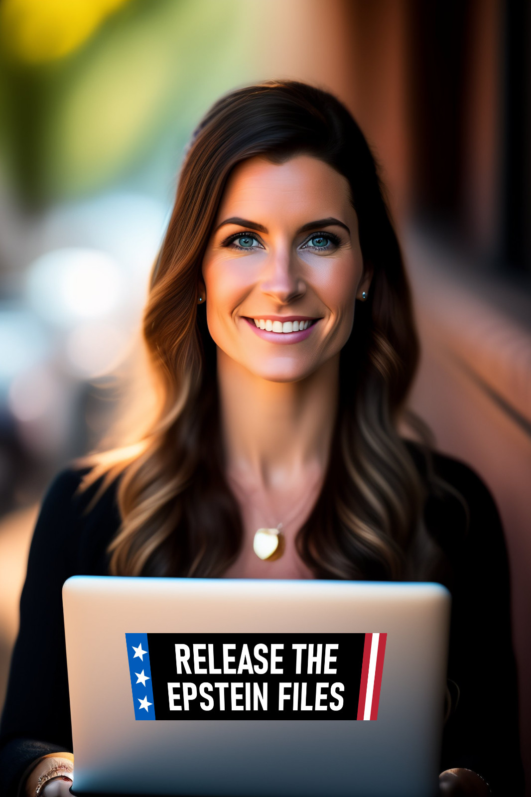 Release the Epstein Files Sticker Large 3×9 Patriotic No Cover-Up Stickers