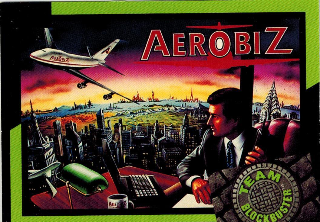 1993 Team Blockbuster Video Gaming Card #12 Aerobiz