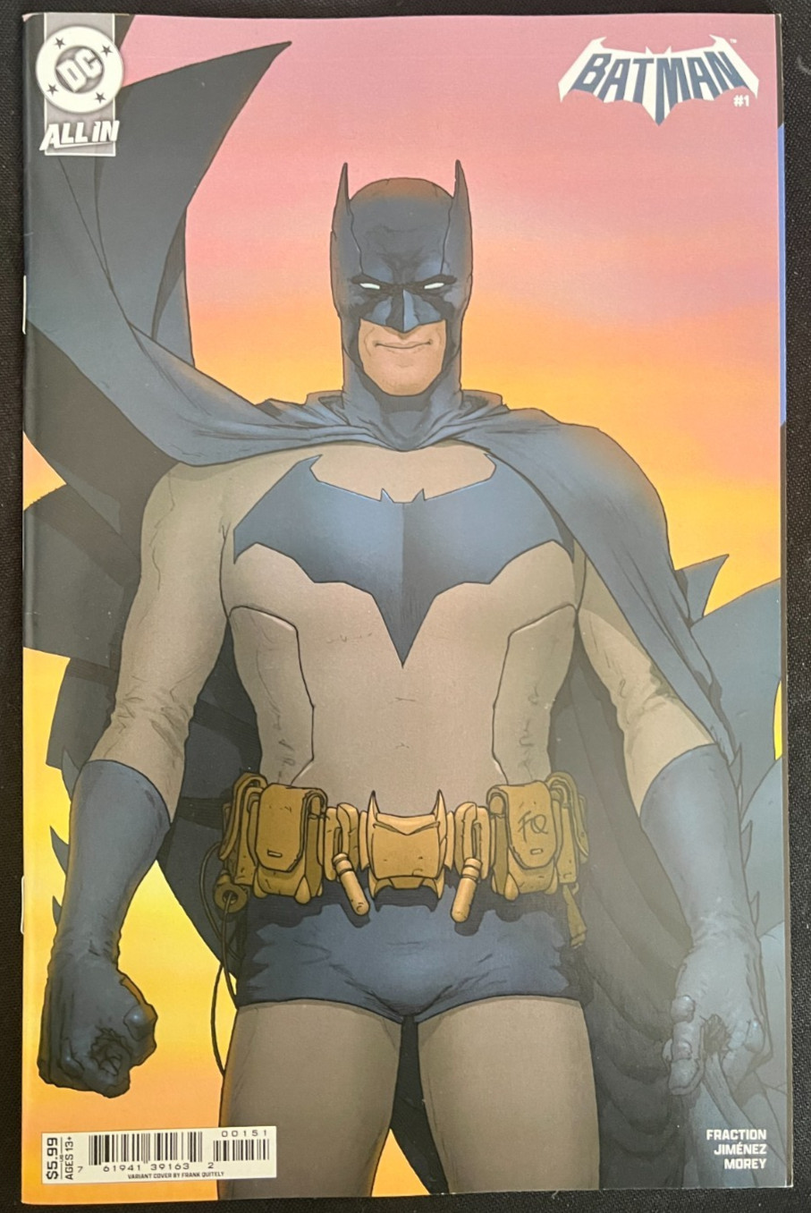 Batman #1 CVR E Frank Quitely Variant Cover 9/3 DC Comics. VF+