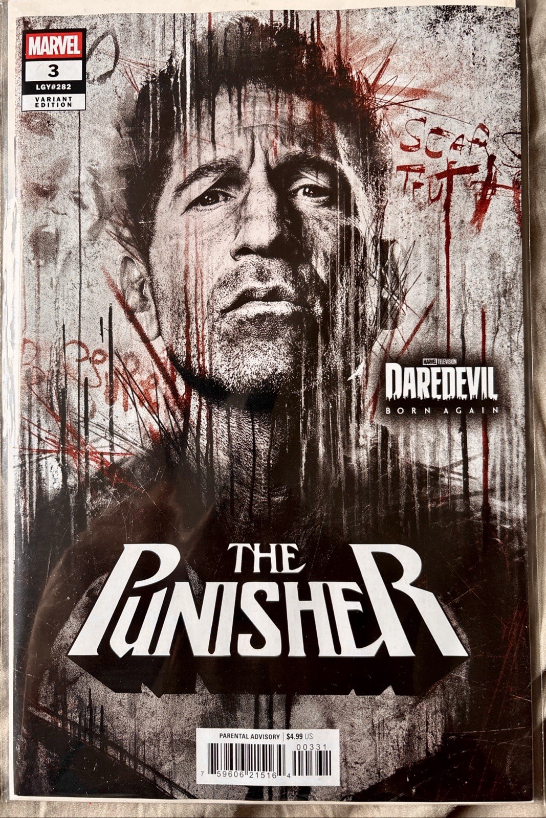 Punisher #3 Marvel Television Variant Cover