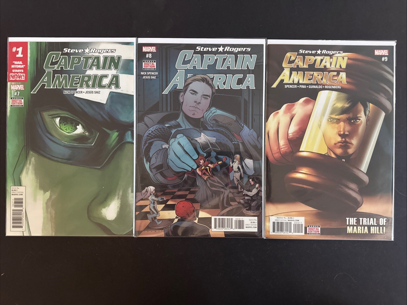 Captain America: Steve Rogers : Issues 7-11 (Marvel 2016 Comic Lot) NEW/NM
