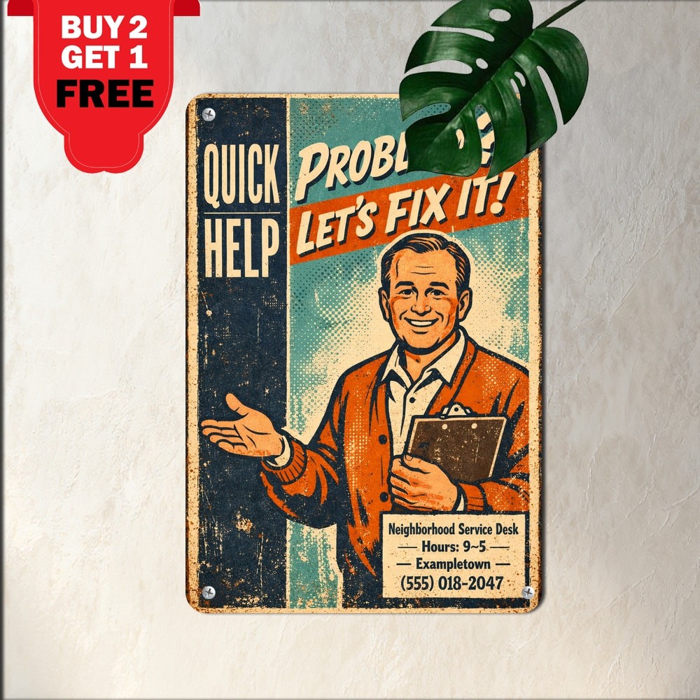 Better Call Saul Goodman Defense Attorney Retro TV Poster Metal Sign 8×12