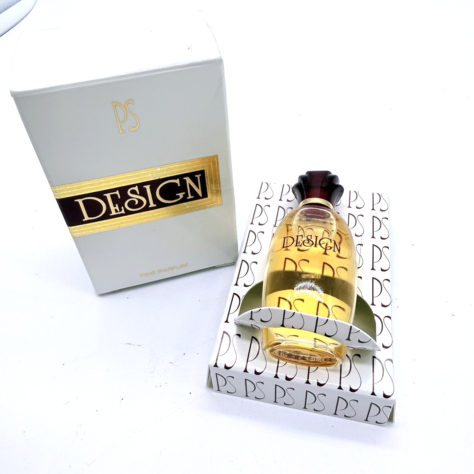 Vintage PS Paul Sebastion DESIGN 7.5ml .25oz Splash Cologne for Men w/Box