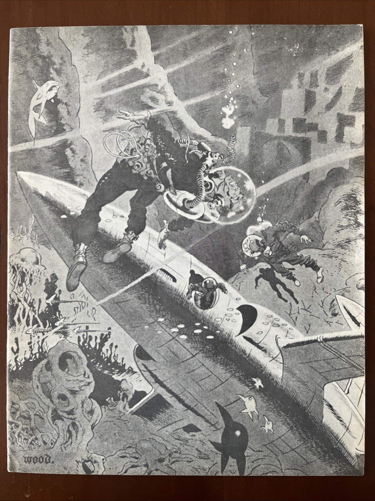 Flashback #1:Wood and EC. VF+ (Dynapubs Enterprises 1971) Rare. C Pix/notes.