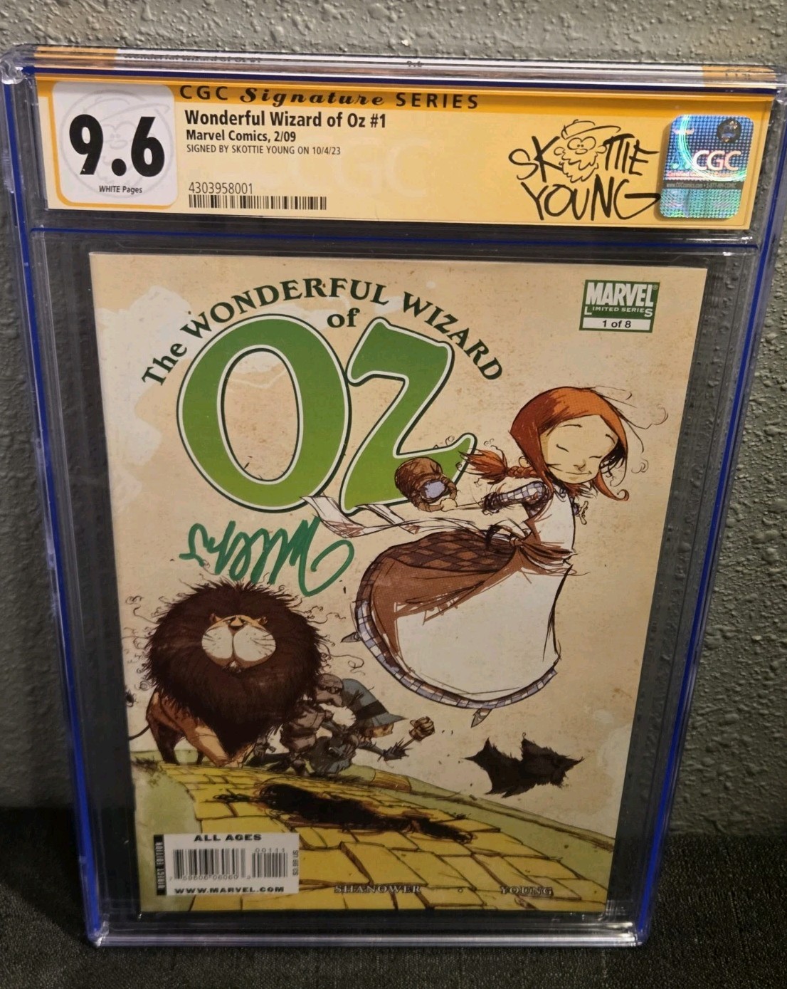 Wonderful Wizard of Oz #1 Signed Skottie Young CGC 9.6 (Marvel Comics) 2 Of 9