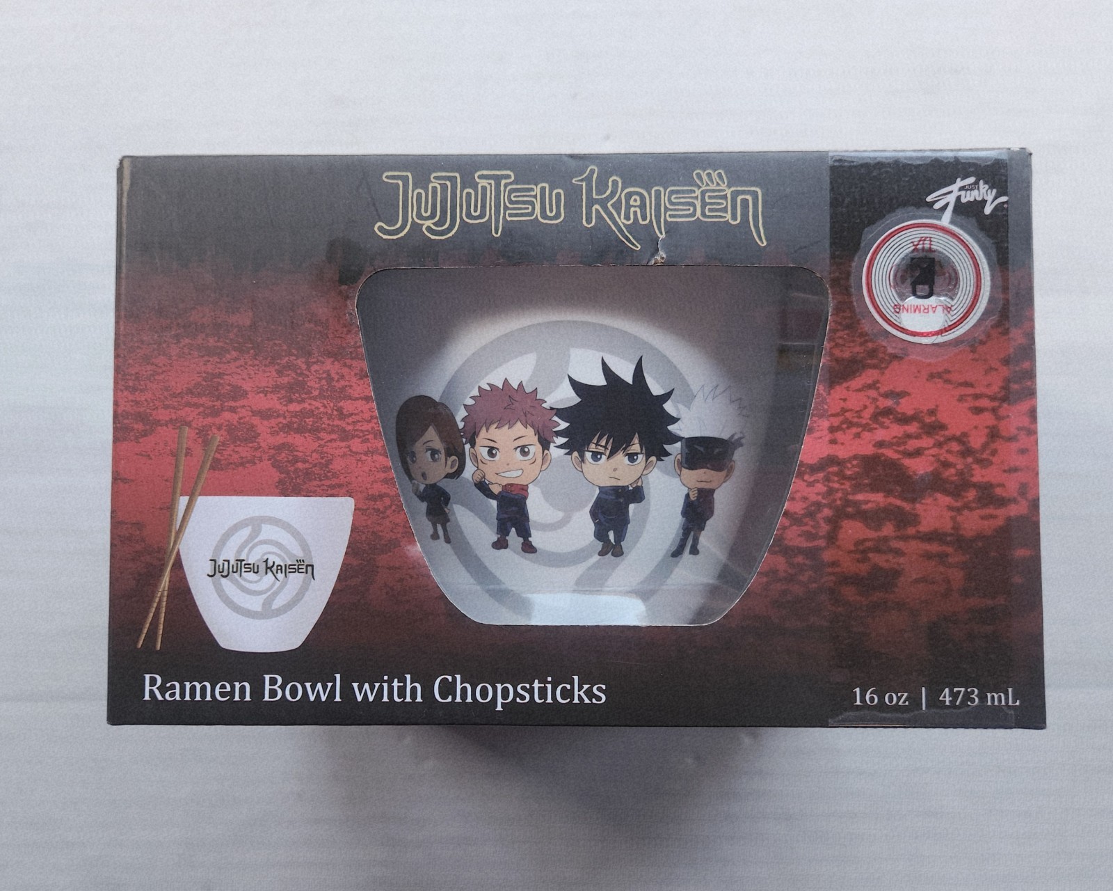 Jujutsu Kaisen Ramen Bowl with Chopsticks – Gently Hand Wash Only