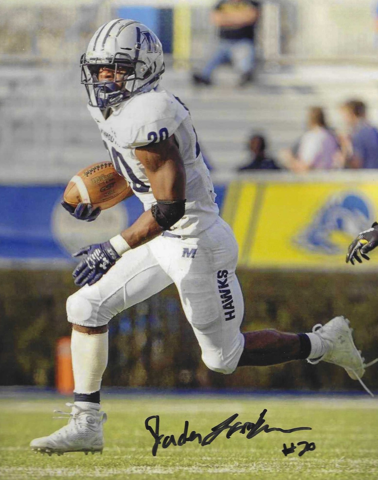 Jaden Shirden Autographed Signed 8×10 Photo – NCAA Monmouth Hawks Panthers w/COA
