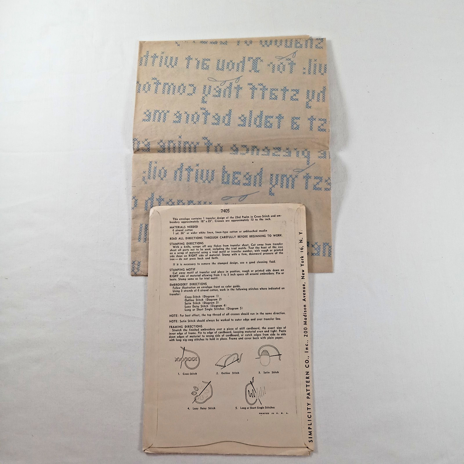 10 packages assorted vintage embroidery transfers McCalls Simplicity open, uncut