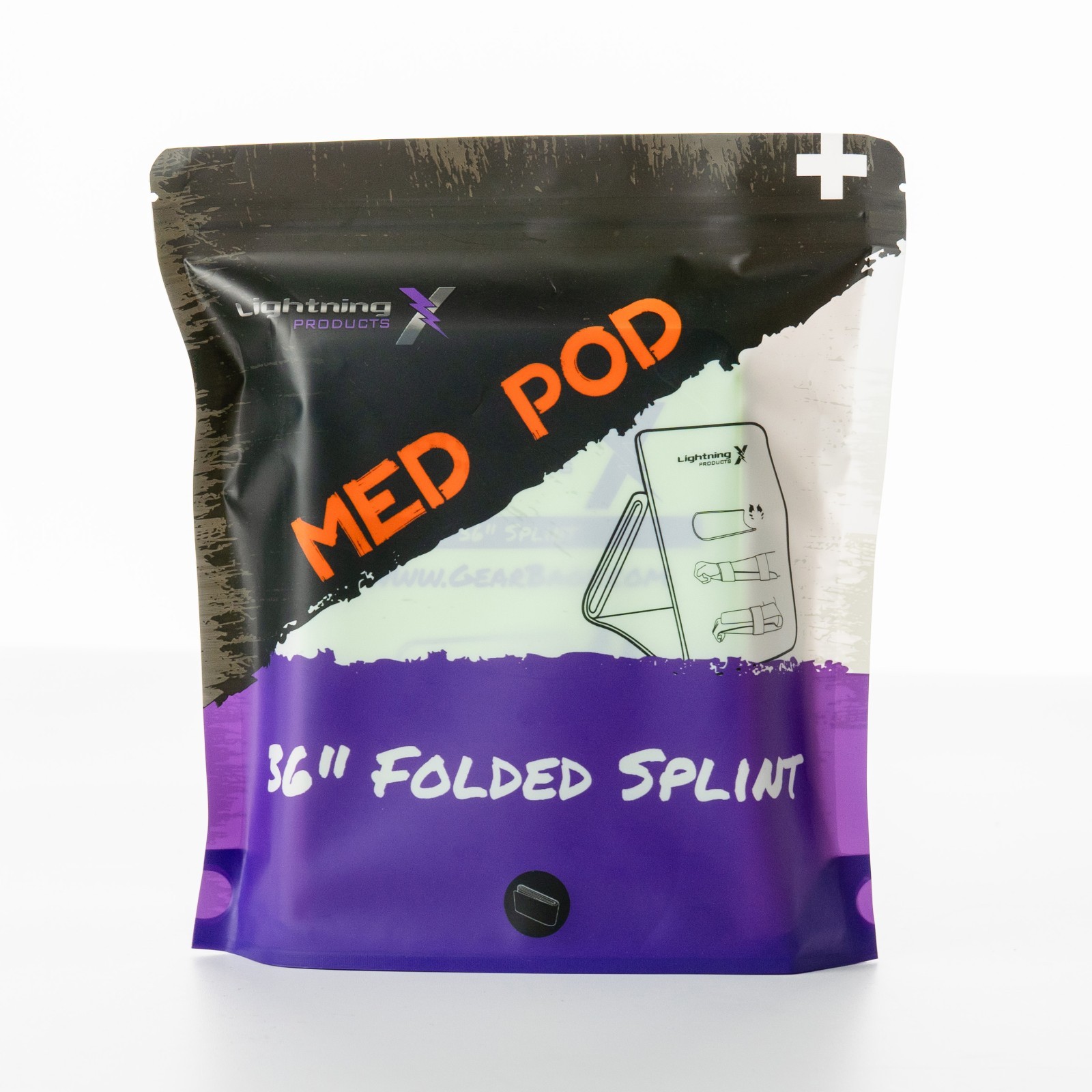 Lightning X Universal 36″ Foam Roll Splint | LXRS36-FY