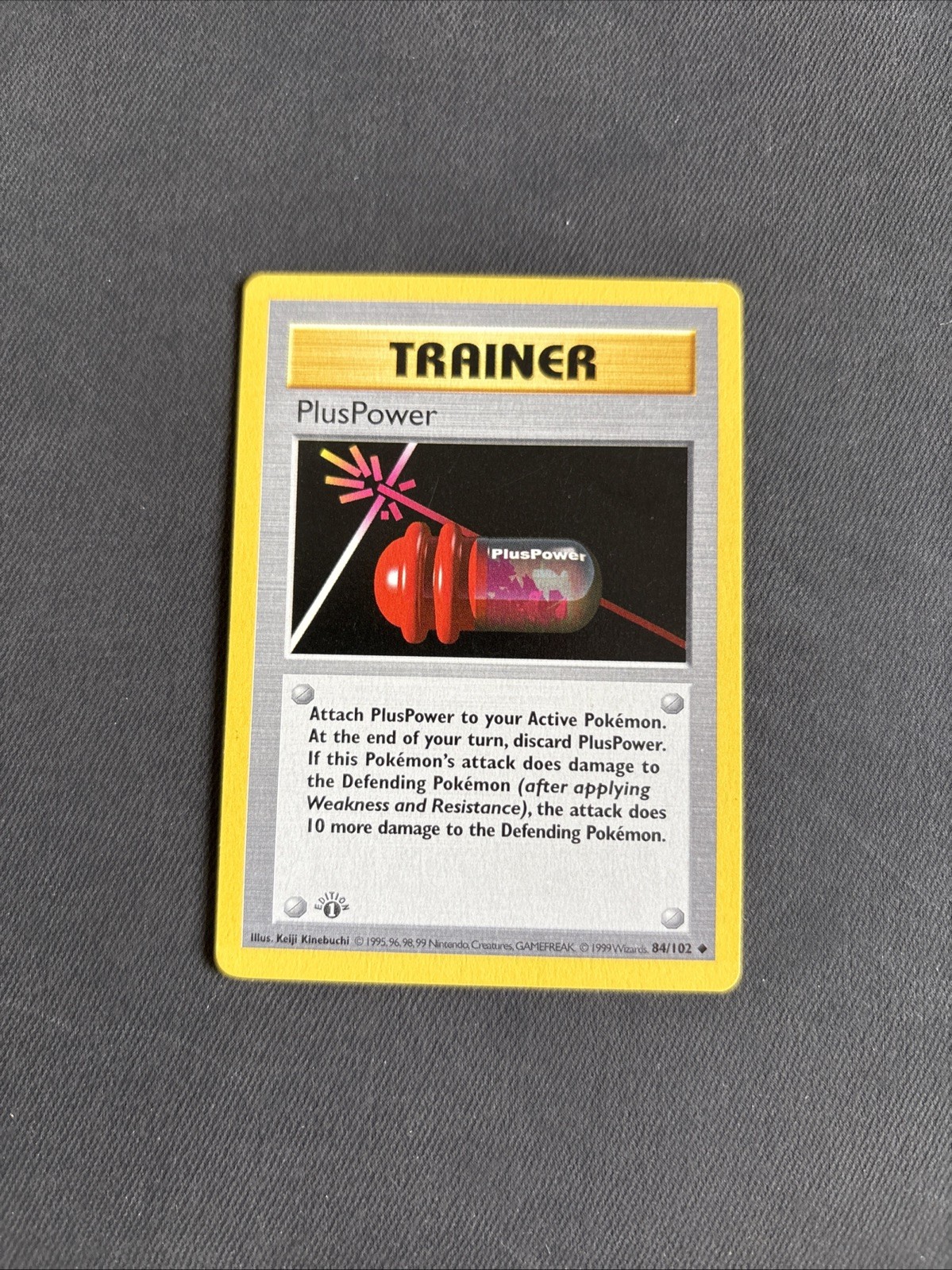 Pokémon TCG PlusPower Base Set 84/102 Regular 1st Edition Uncommon – NM/LP