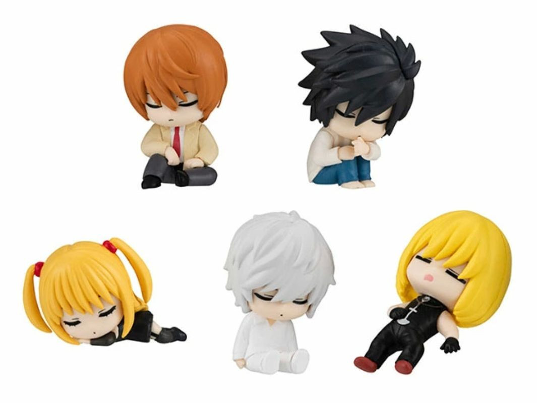 DEATH NOTE Sleeping Squad Complete Set of 5 Capsule Toy Gashapon Japan New