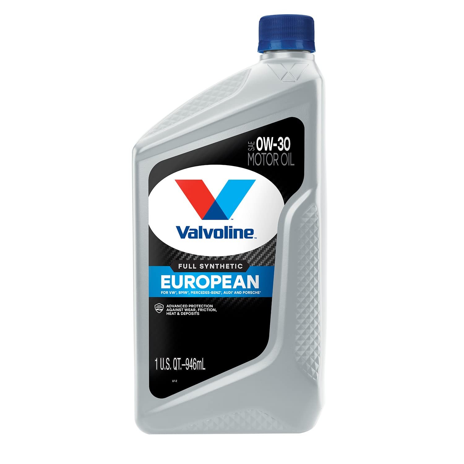 Valvoline European Full Synthetic 0W30 Motor Oil 1 QT For Gas Diesel Engines