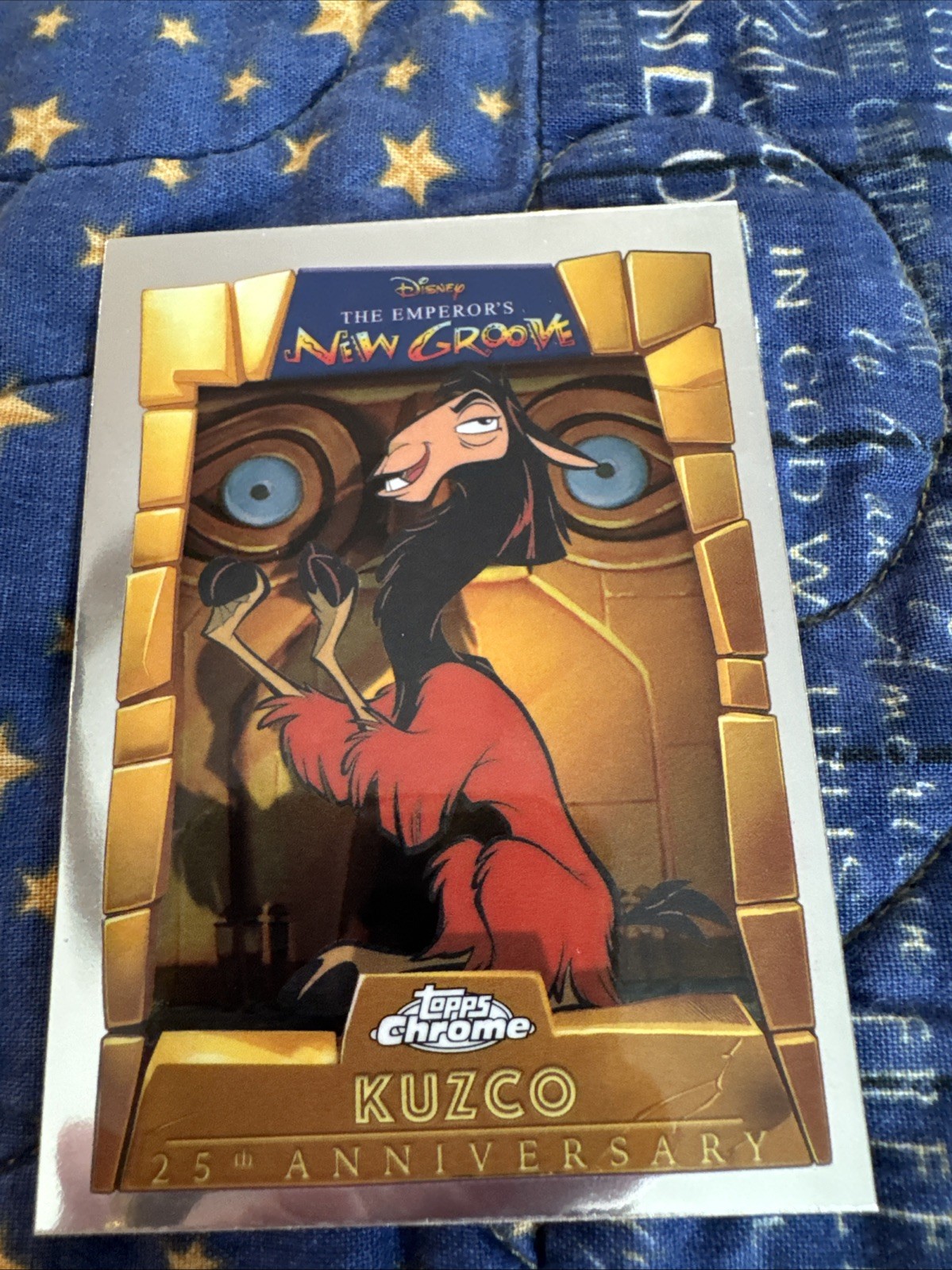 2025 Topps Chrome Disney Emperors New Groove 25th Anniversary Kuzco #EMP-5