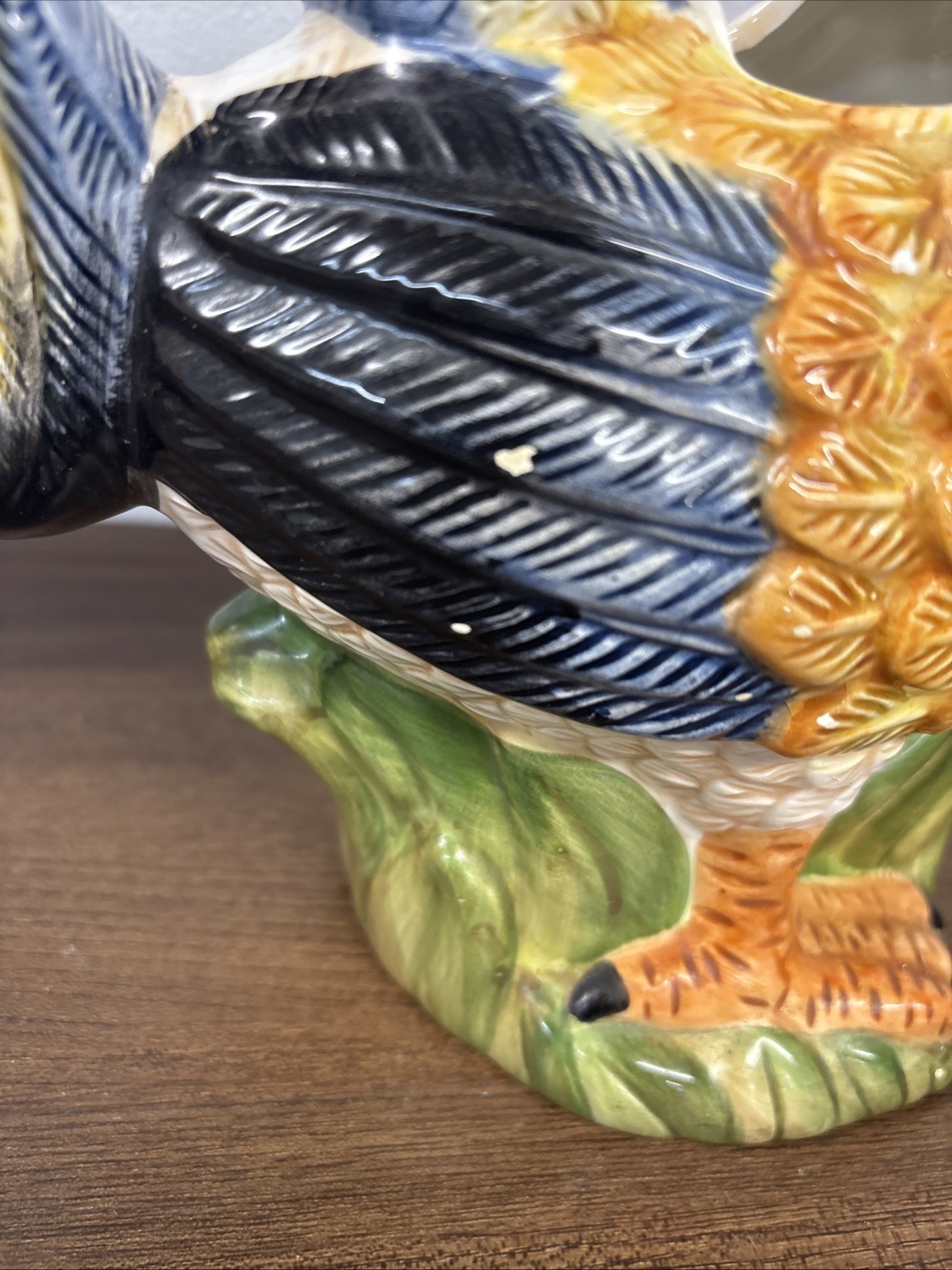 Jay Import Co Vintage Ceramic Rooster Planter