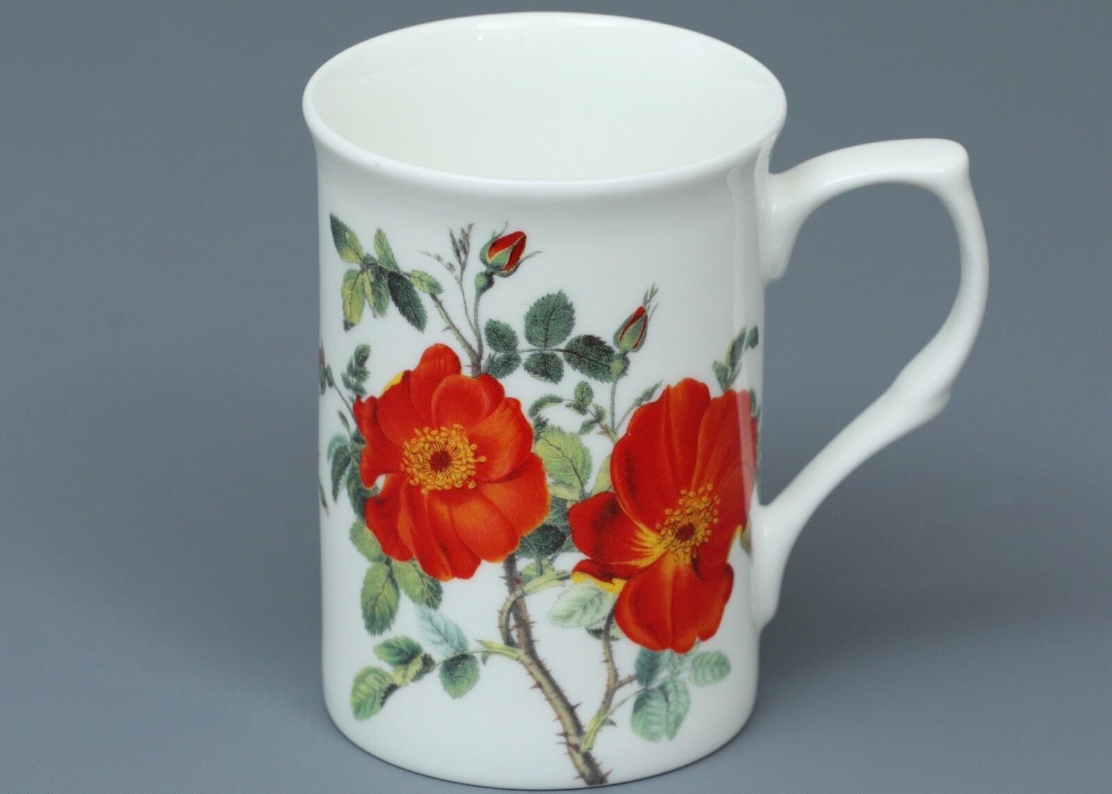 STECHCOL ROSA CANINA RED Bone China CAN Mug #2