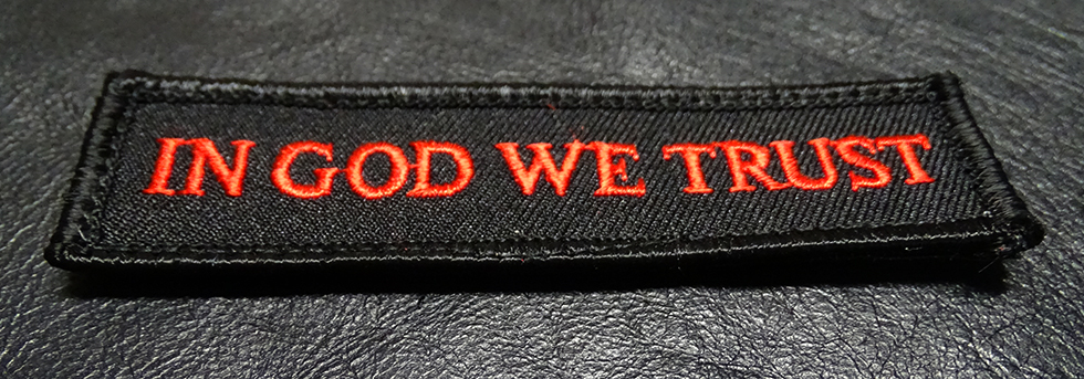 IN GOD WE TRUST USA TACTICAL 3.75 INCH MILITARY HOOK PATCH (MTG4)