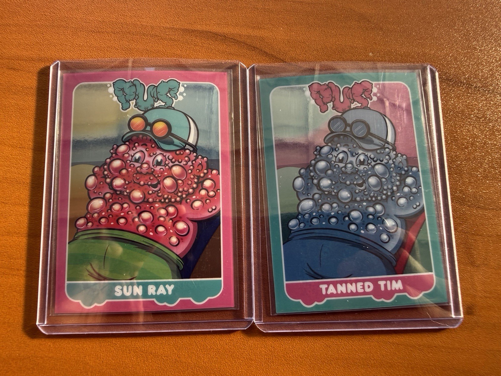 Garbage Pail Kids Get Grip PUS Poor Unfortunate Souls Sun Ray Tanned Tim SET