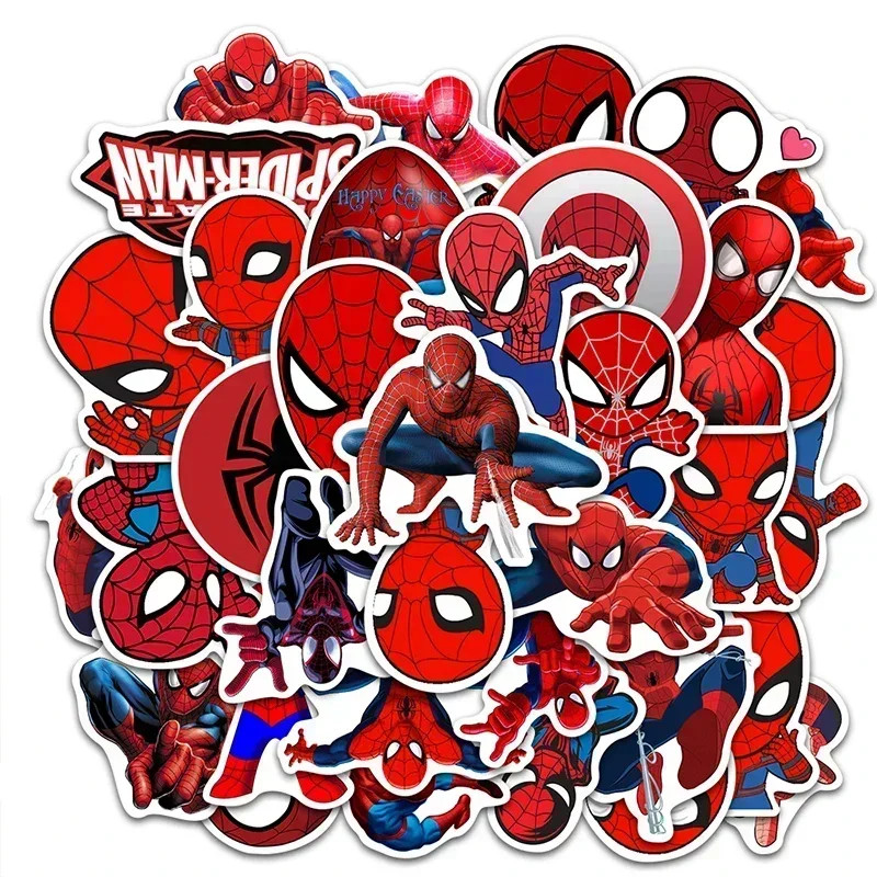 Spiderman Stickers Marvel 10 Pack Random Assortment Decal Set – US Shipping