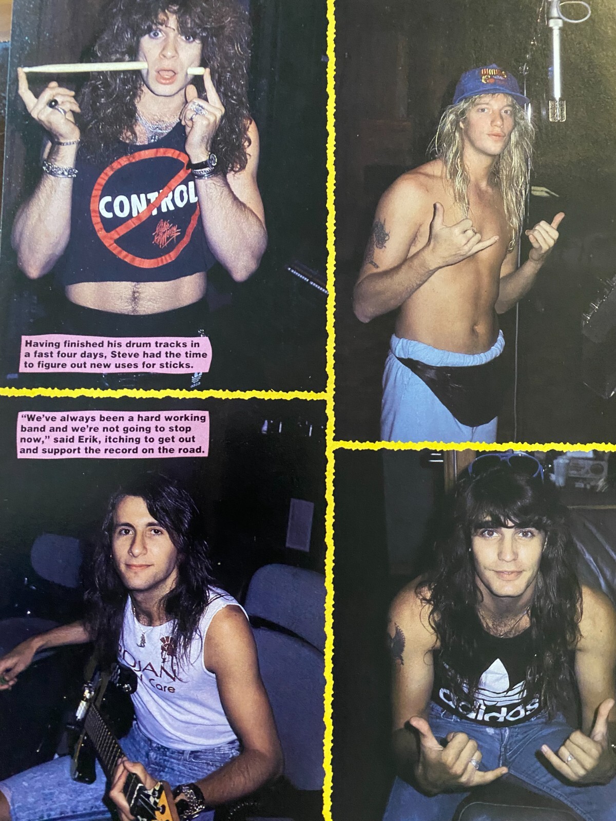 Warrant, Full Page Vintage Pinup