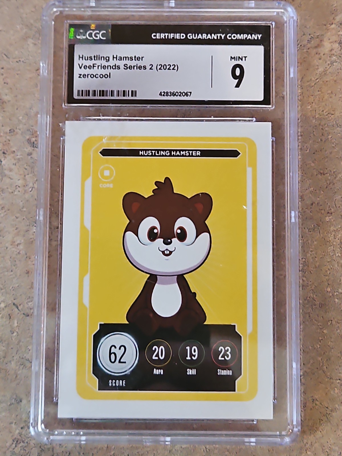 2022 Hustling Hamster VeeFriends Series 2 zerocool CGC Mint 9