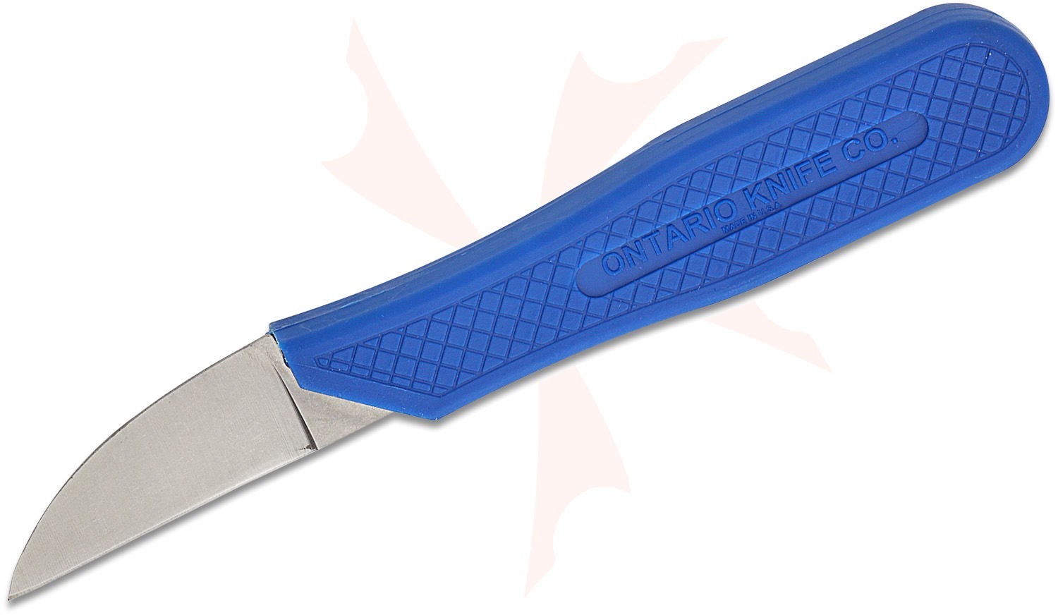 Ontario Tomato Field Knife 1.75″ Stainless Steel Blade, Blue Plastic Handle-NEW