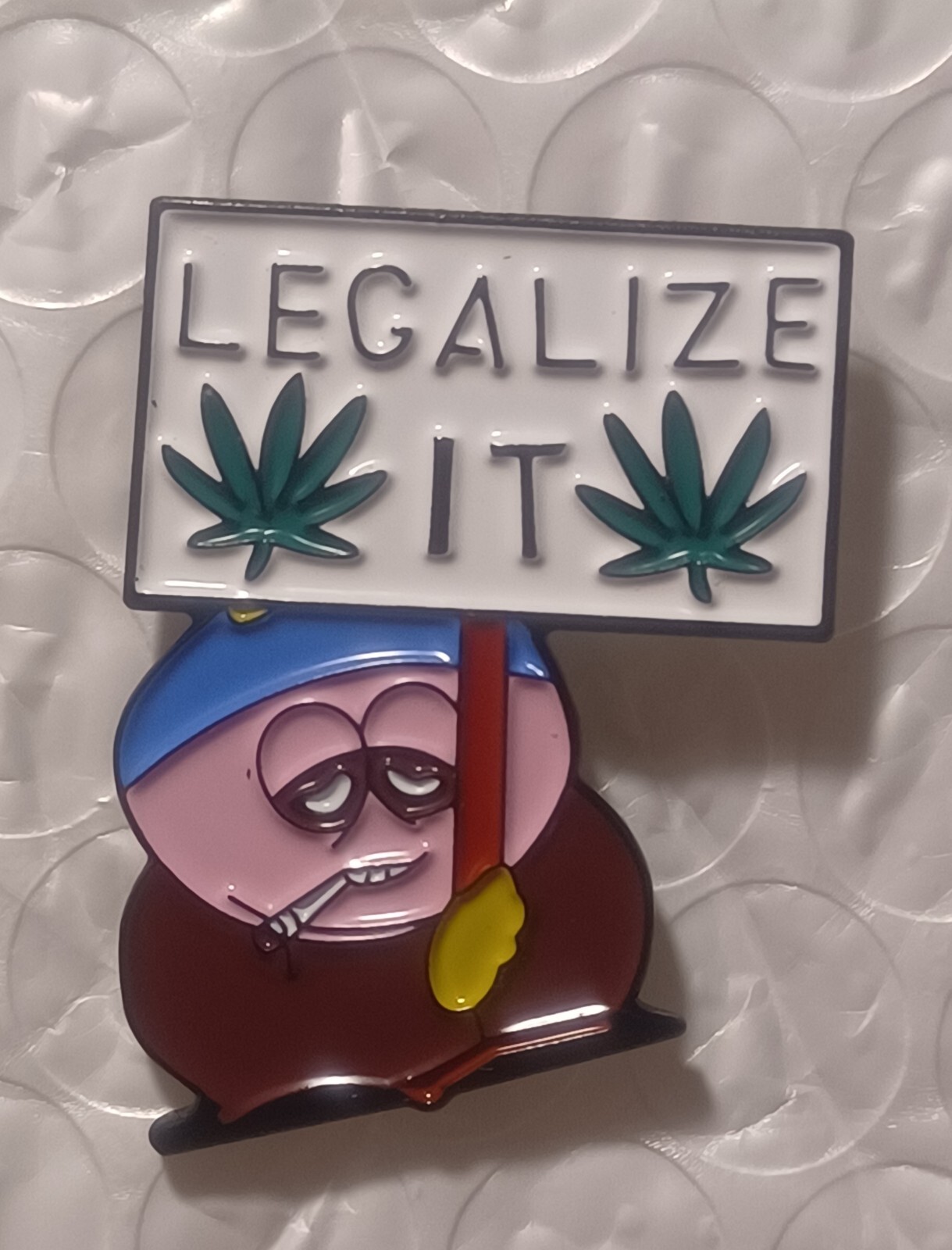 Enamel Pin South Park Eric Cartman Legalize It