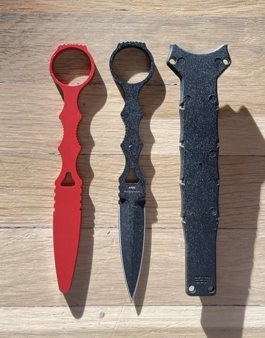 BENCHMADE SOCP Combo Dagger 176BK-COMBO Trainer Set 440c Stainless Steel Handle