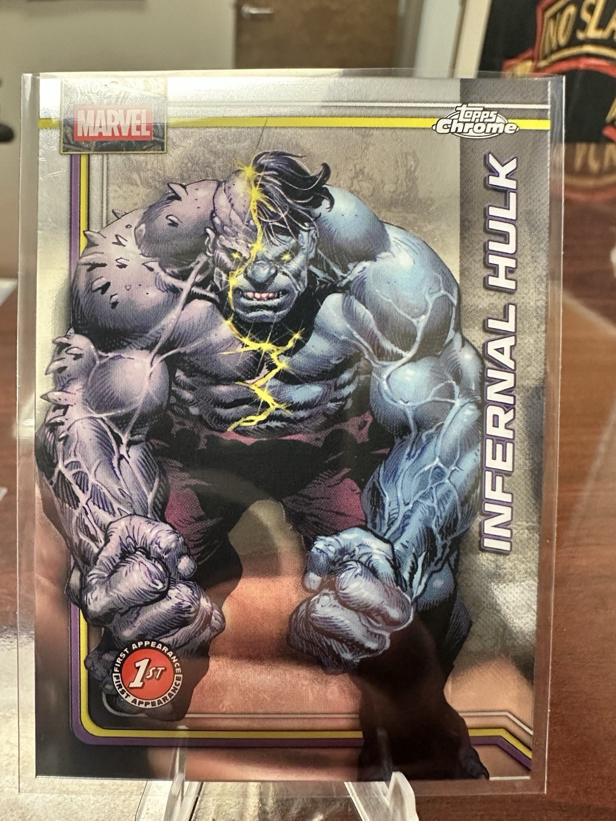 Topps Topps Chrome Marvel 2026 Infernal Hulk #054 1st Edition Non-Sport Card