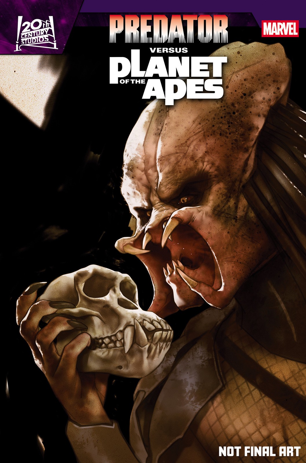 Predator Vs. The Planet Of The Apes #1 Ben Oliver Foil VAR Pre Order 7/29/26