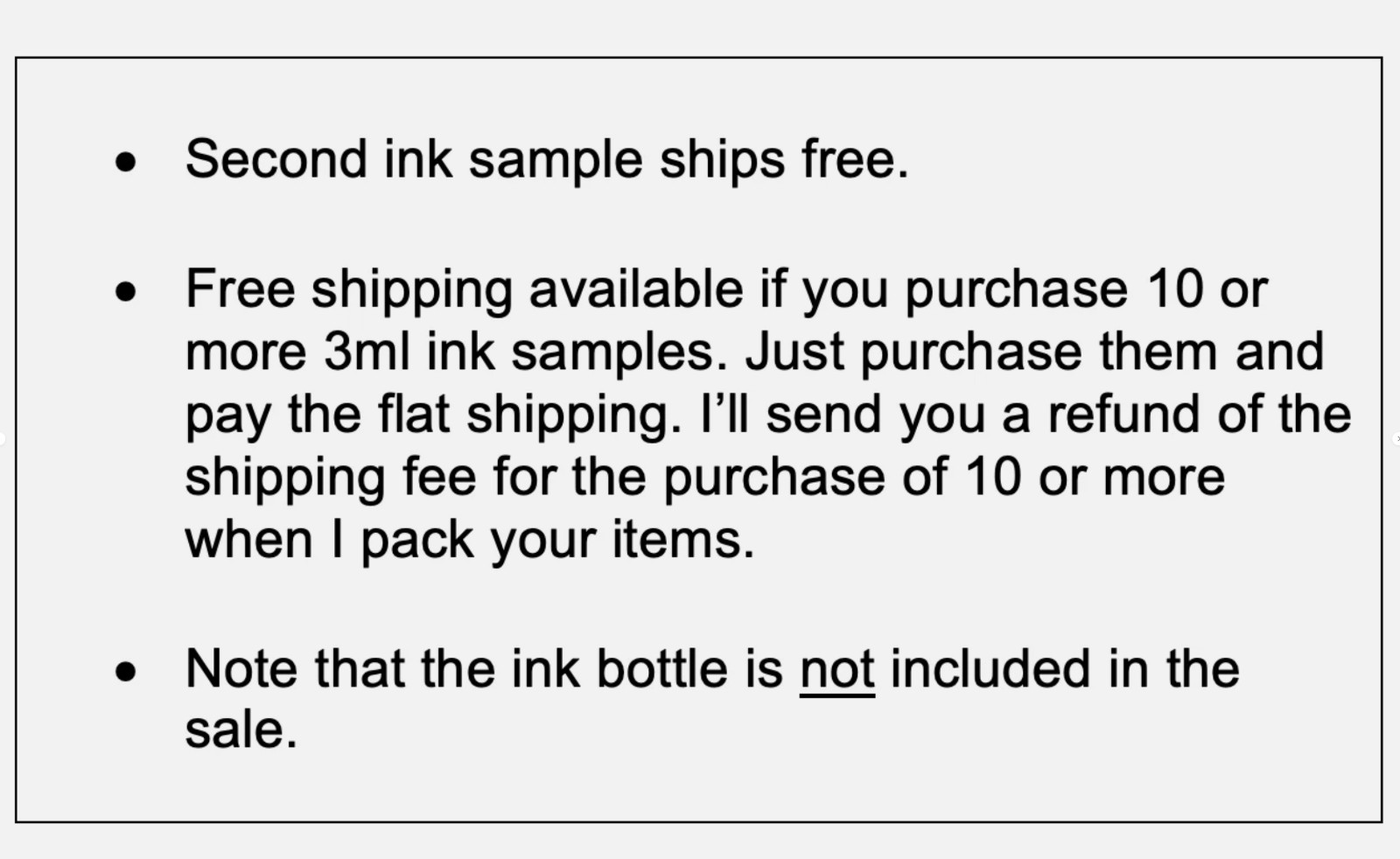 3ml Ink Sample – Wearingeul “Emma” – 1 Vial Only
