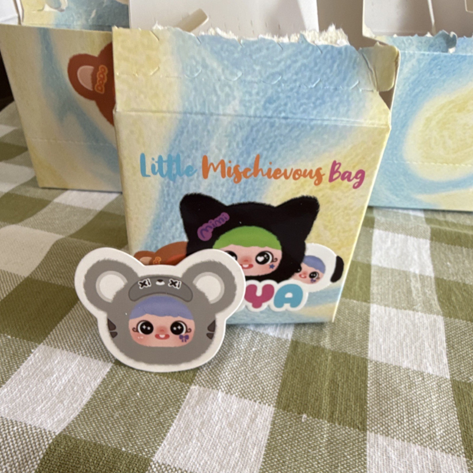 Happy Ghost YAYA Little Mischievous Bag Blind Pack Collectible Miniature Plush