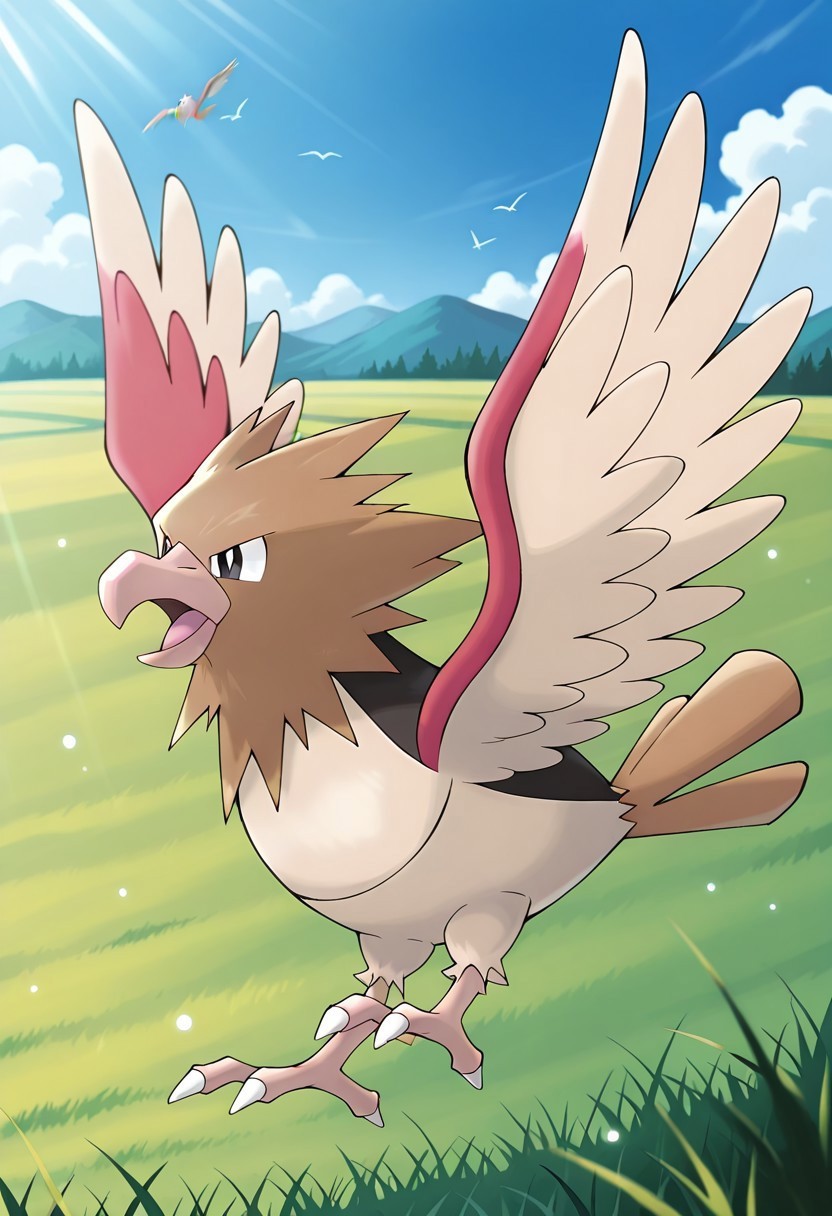 Keys Comics Pokemon Fan Art #1 Spearow VIRGIN Variant Pin Ups Kid Ltd 100