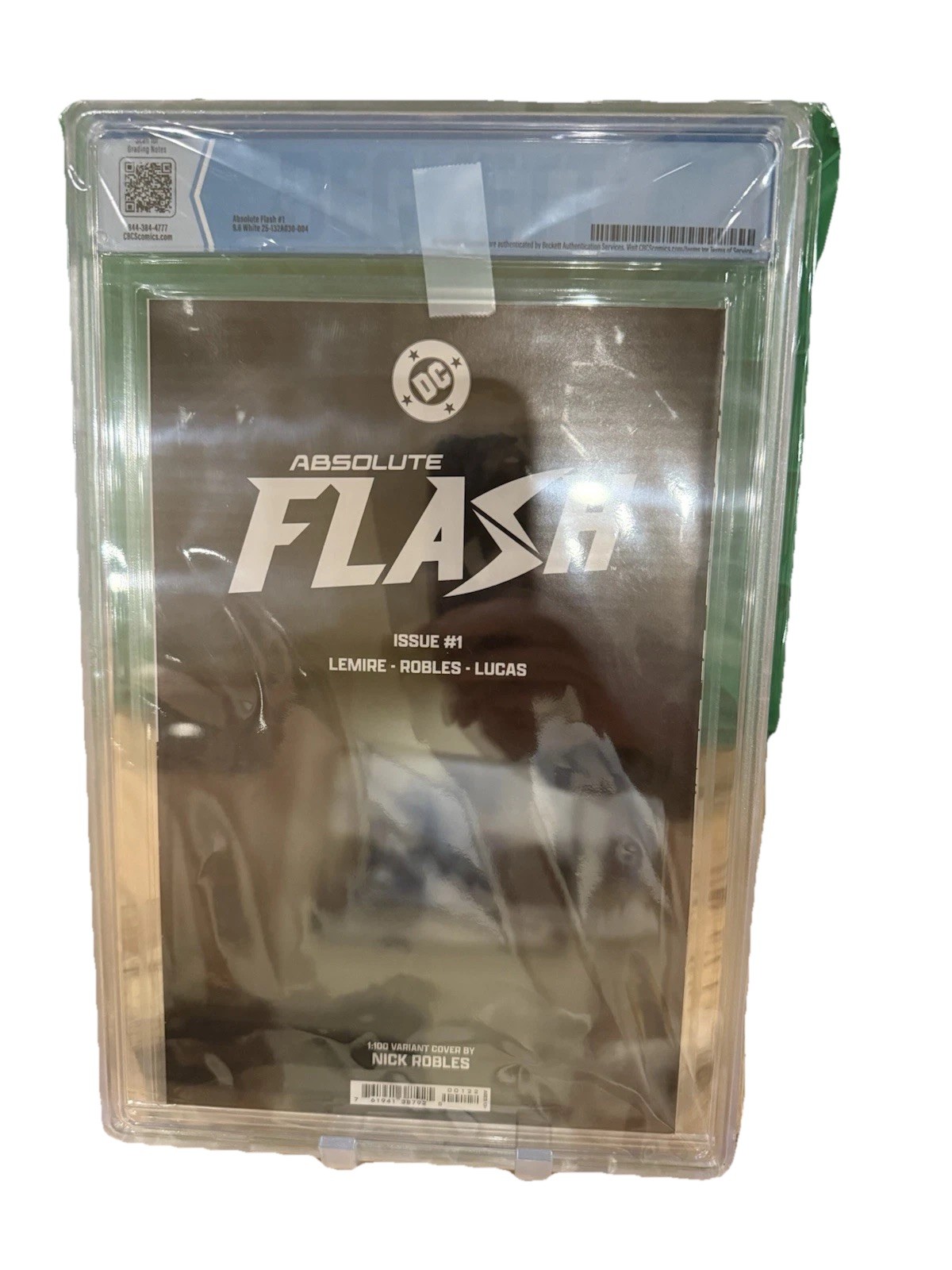 Absolute Flash #1 Nick Robles Black and White 1:100 CBCS 9.6