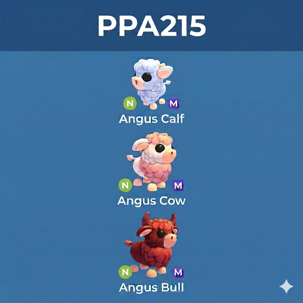 Angus Calf – Angus Cow – Angus Bull – Adopt your pets