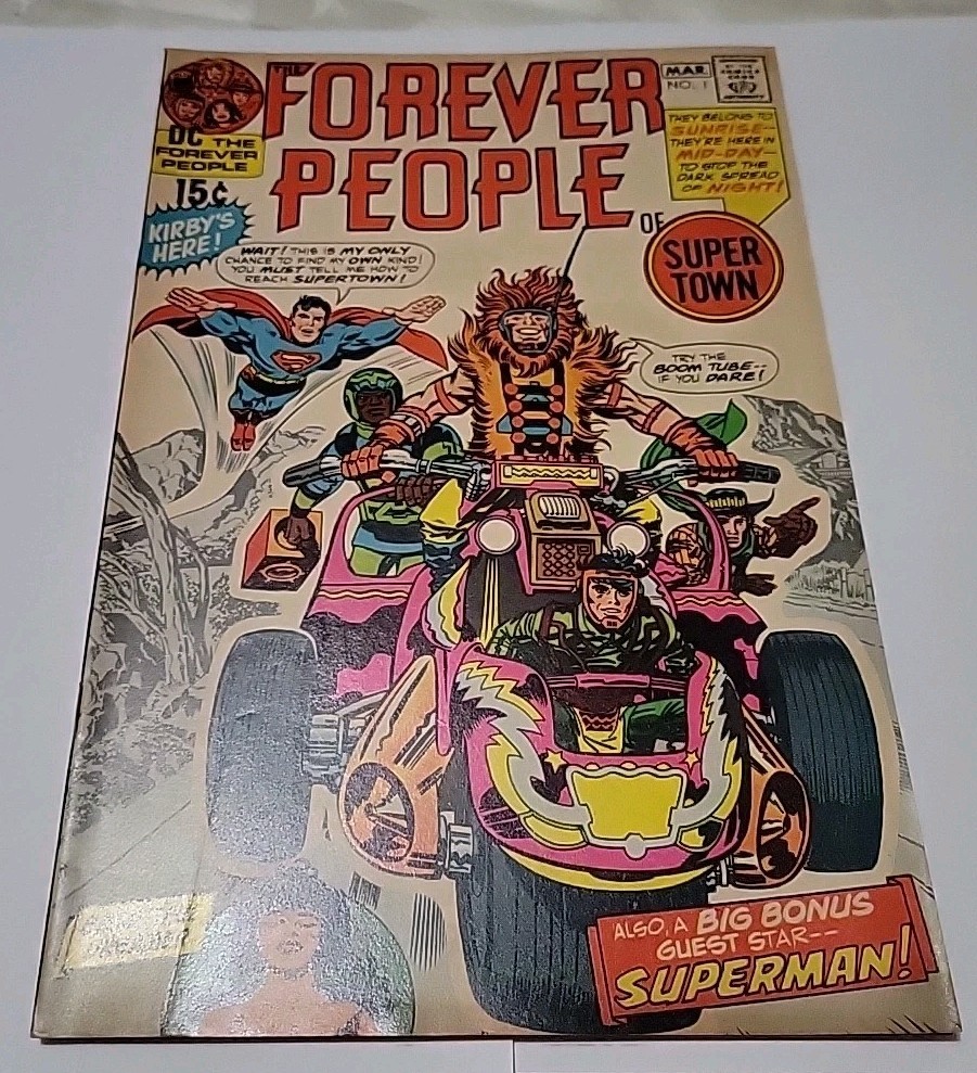Forever People #1 1971 1st Full Appearance Darkseid! Jack Kirby! DC Comics