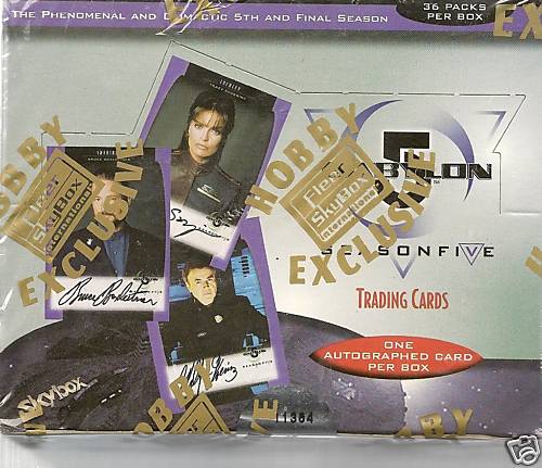 1998 Fleer Skybox Babylon 5 Season Five Trading cards 36 pack Factor SEALED box