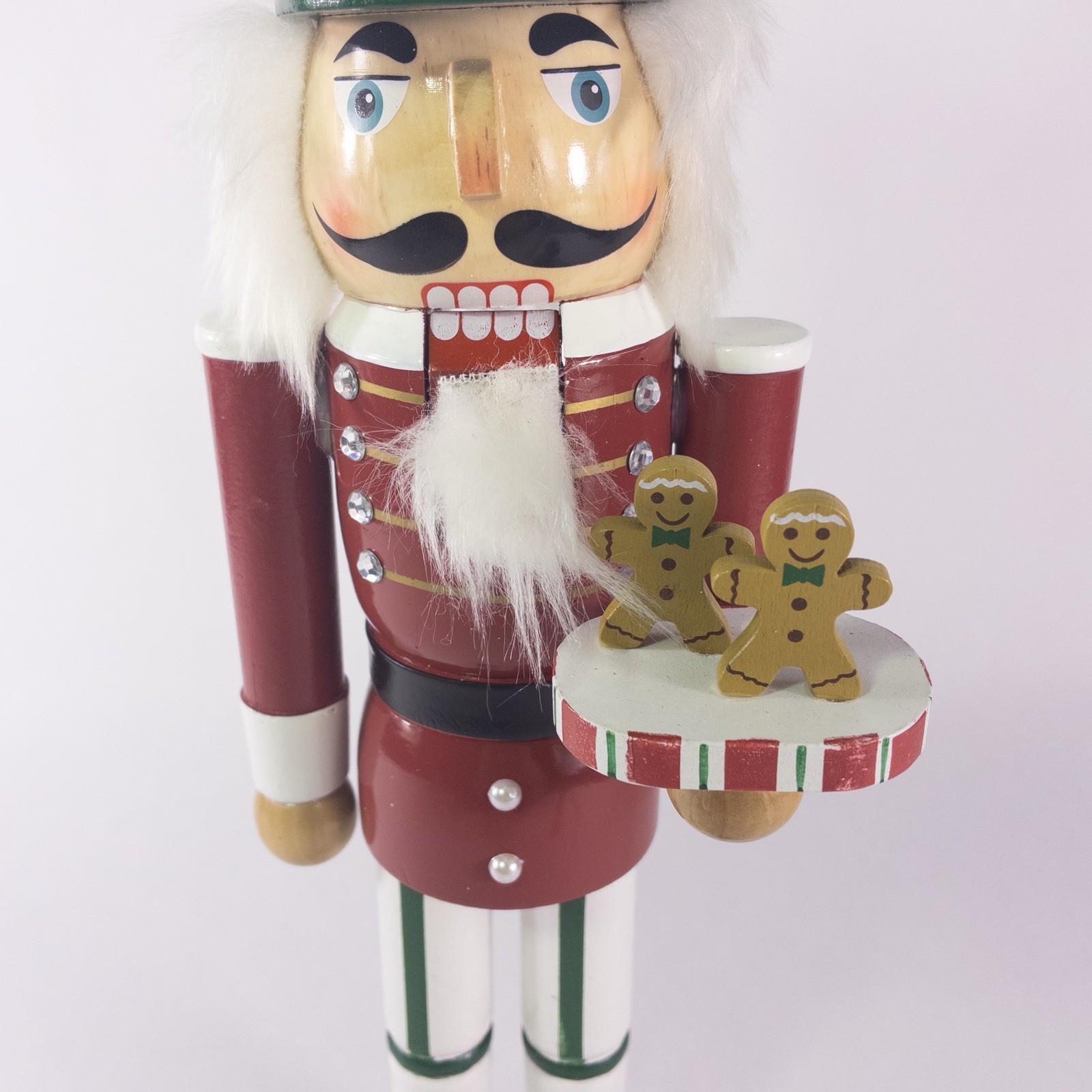 Nutcracker Chef Gingerbread Baker Candy Cane Soldier 14″ Wooden Christmas
