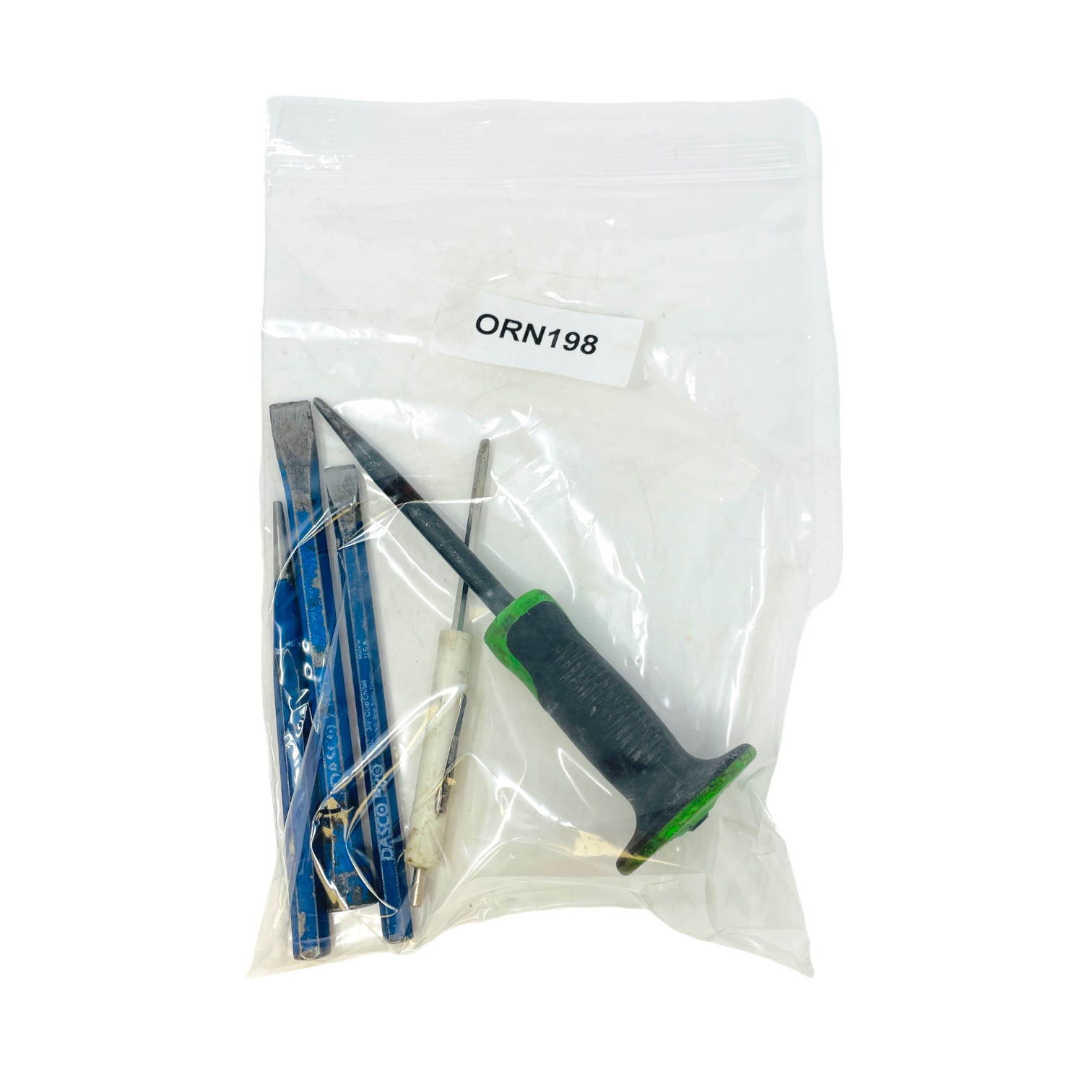 5 Pcs Mixed Chisel Set, Dasco Pro 402 562 Express A Button and Other Brands