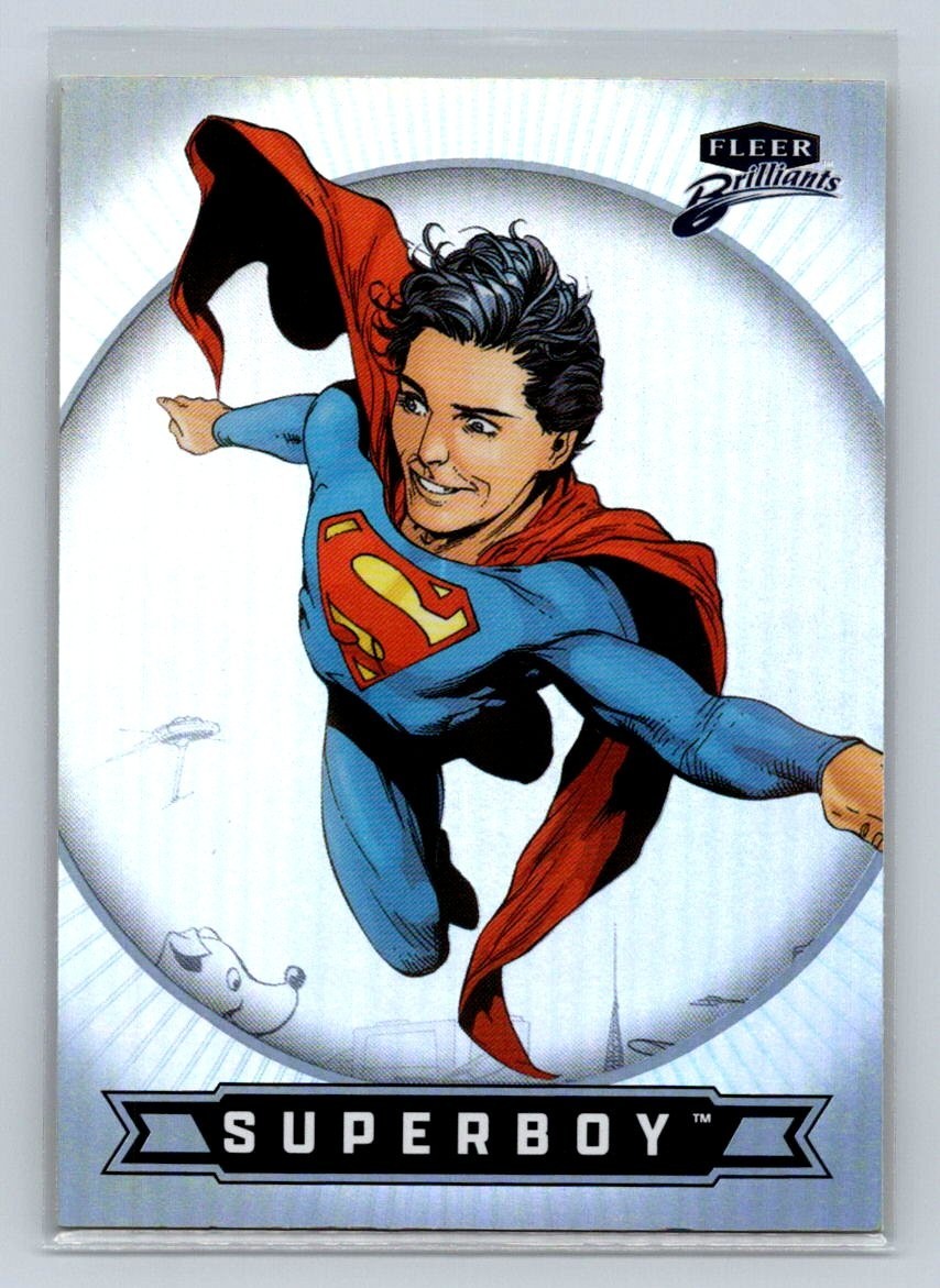 2025 Fleer Brilliants Superman Foilboard #46 Superboy Clark Kent DC Comics