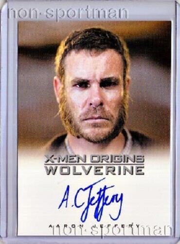X-MEN ORIGINS WOLVERINE AARON JEFFERY AUTOGRAPH