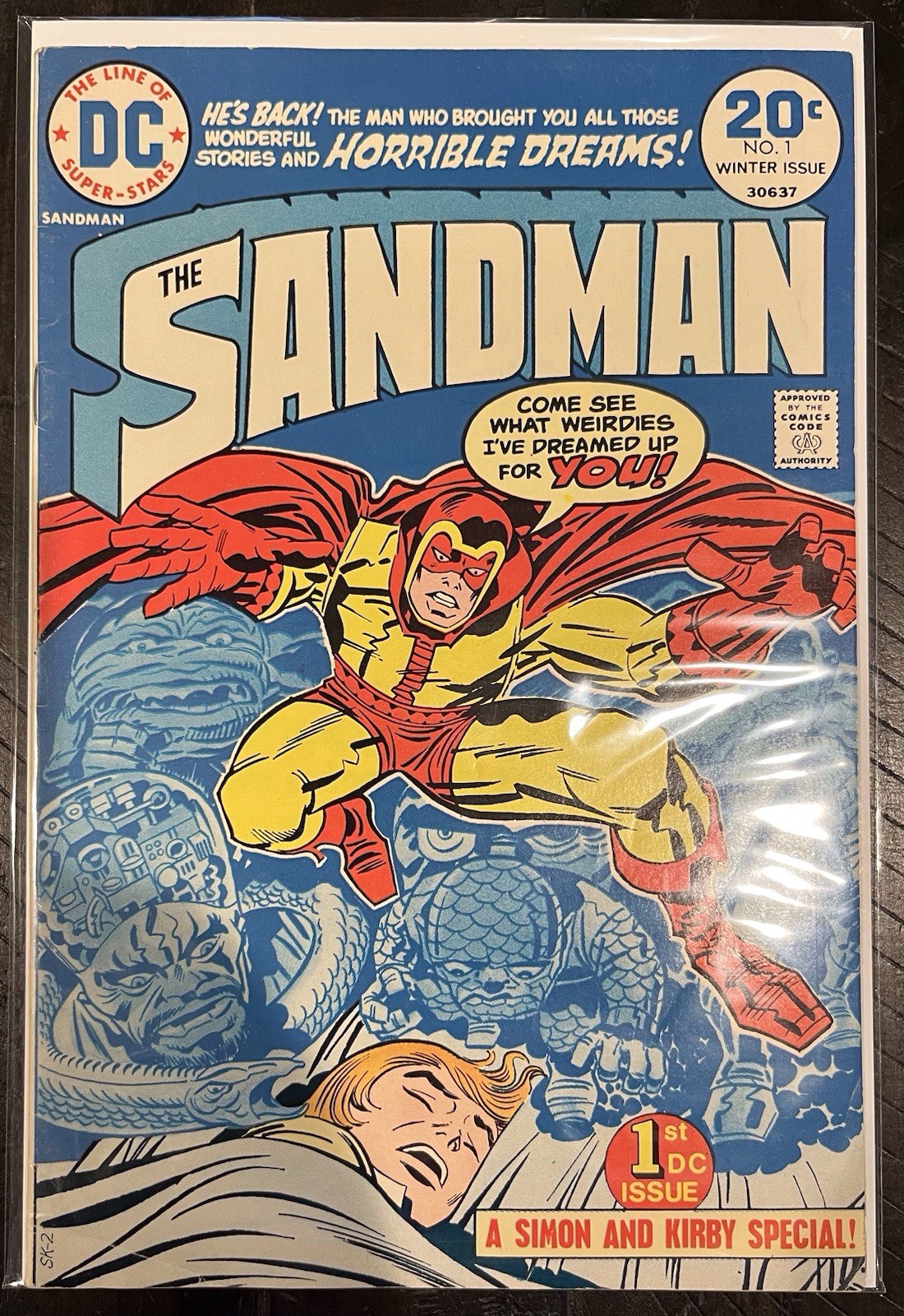 DC Comics The Sandman #1 (1974) Kirby/Simon