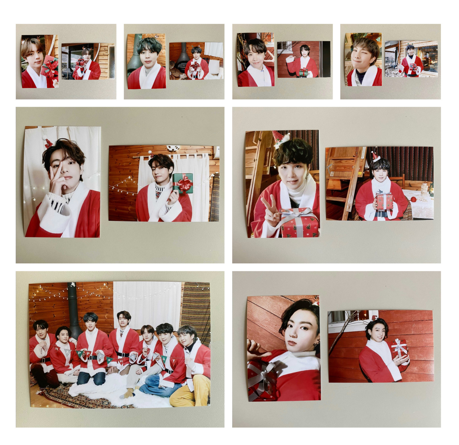 Unbranded Selfmade 4″x6″ Printed Photos – BTS Christmas Series