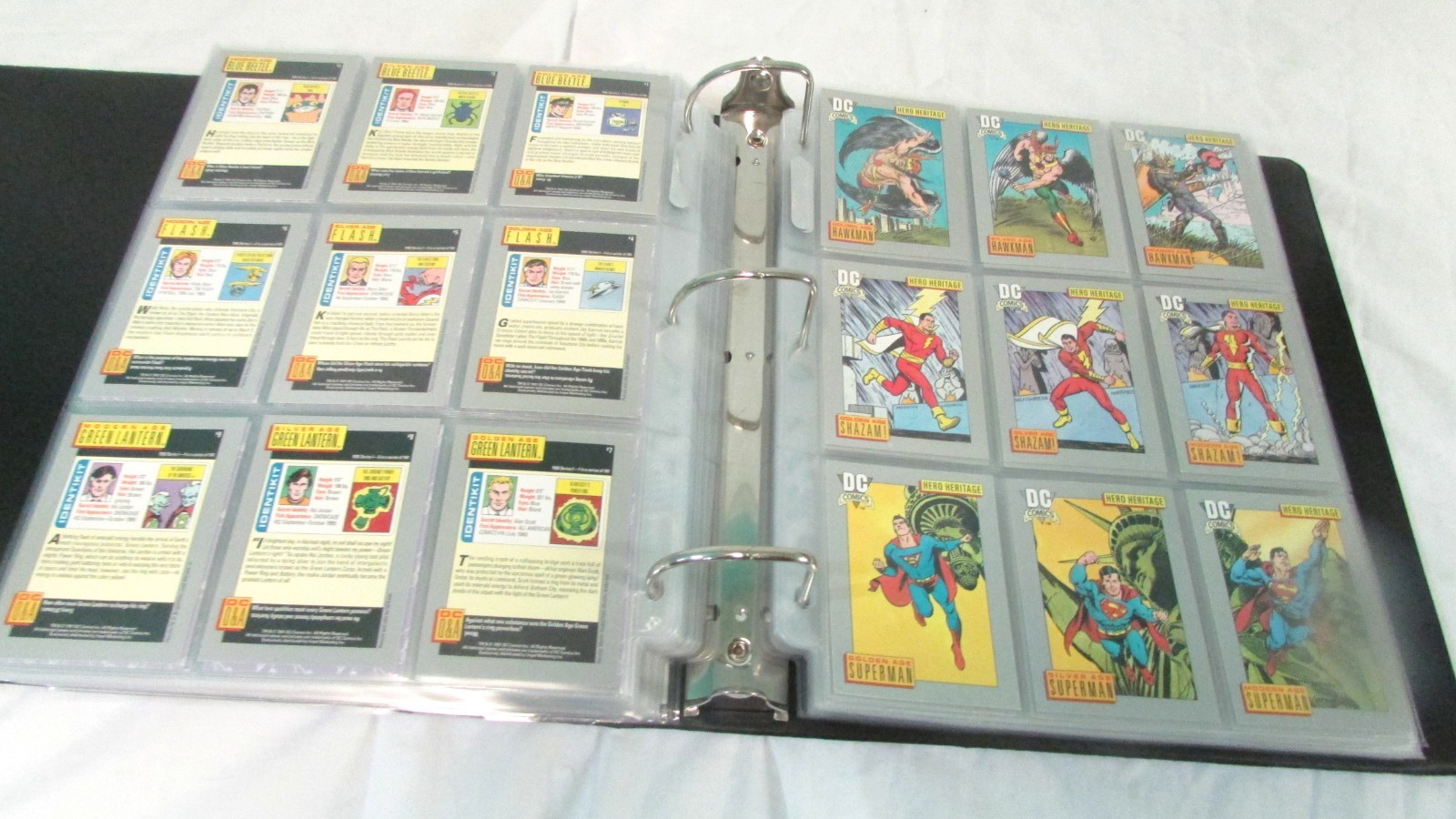 1992 DC COMICS SERIES 1 – 180 COMPLETE TRADING CARD SET – HERO HERITAGE