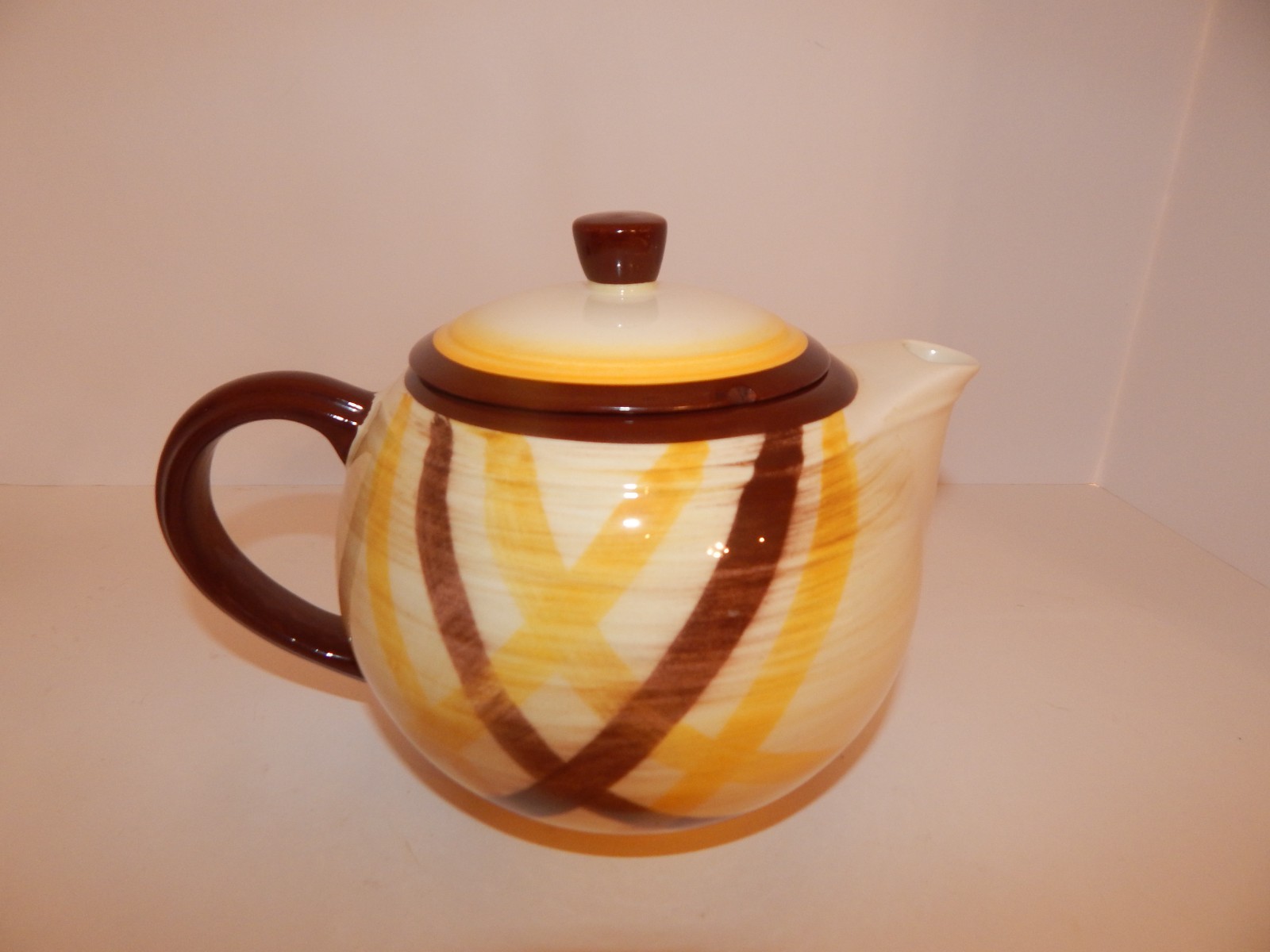 Vintage Bernonware Organdie Teapot 1930s-1950s