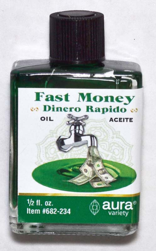 Witchcraft Wicca Fast Money 1/2 oz. Fragrance Ritual Spell Oil!