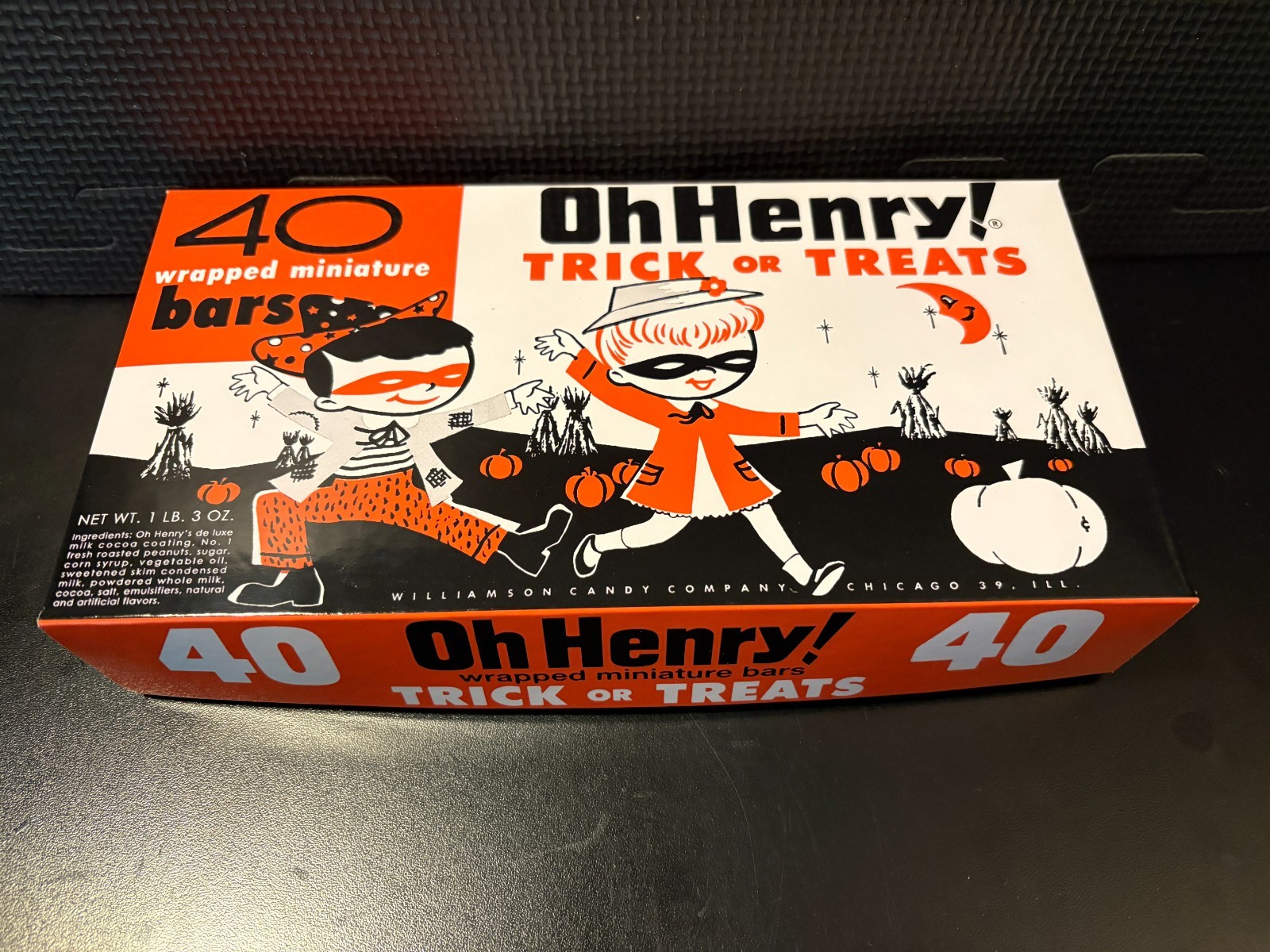 1950s Oh Henry (Halloween, variation #6) – Empty custom design display box