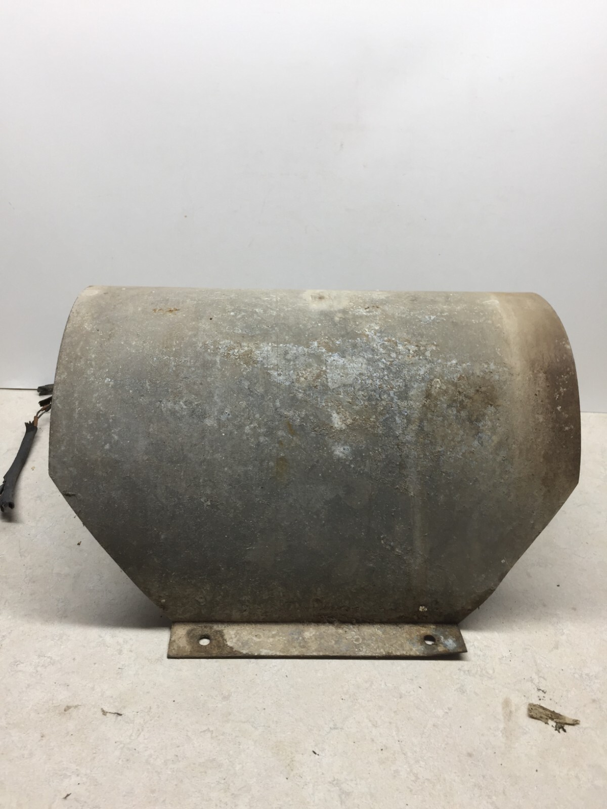 Vintage Galvanized iron Steampunk Light fixture Industrial Art strange Item
