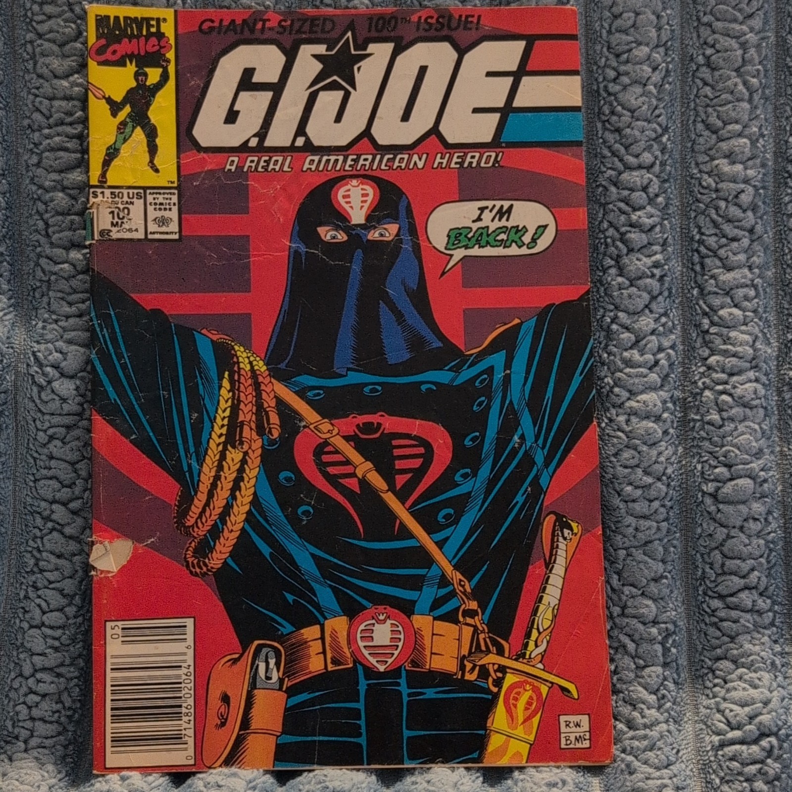 Marvel Comics G.I. Joe: A Real American Hero #100 (1987) Larry Hama Herb Trimpe